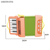 Latest Educational Electronic Folding Unisex Piano Keyboard Toy Accordion Musical Instrument Set with Music for Kids in China