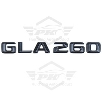 Harga pabrik lambang stiker lencana bagasi belakang mobil krom hitam 3D untuk CLA45 AMG W117 GLE43 AMG W166 W167 CLS 53 63 G63 SLK55
