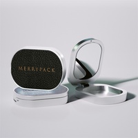 Contenant magnétique rechargeable biodégradable et recyclable en métal pour baume à lèvres et soins de la peau, étui pour parfum solide et poudre libre