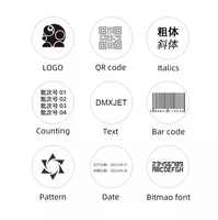Imprimante jet d'encre portable mini WAISU 12,7 mm pour codes QR, dates, logos, noms de produits sur bouteilles, bocaux et tuyaux
