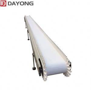 Convoyeur à bande PVC miniature personnalisé professionnel OEM / Convoyeur à bande PVC à 90 degrés Haute efficacité Résistant à l'huile 380V-450V - Product Image 2