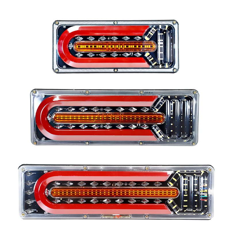 Kamyon ışık sistemleri Led arka lambalar dur dönüş park lambaları yan üreticisi far kamyon römork için
