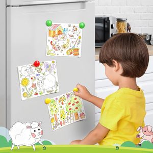 Libros de Colorear con Agua para Niños Pequeños, Sets de Pintura con Acuarelas para Niños, Actividades de Dibujo, Juguete de Regalo de Cumpleaños para Niños y Niñas - Product Image 6
