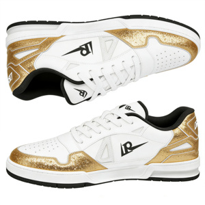 Zapatillas blancas Greatshoes para hombre, zapatillas personalizadas para chico, zapatillas deportivas para hombre, estilo skate, zapatillas casuales. - Product Image 3