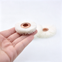 Brosse abrasive industrielle en céramique DIY avec centre en cuivre pour le polissage et l'ébavurage du métal, outil rotatif de finition de surface OEM