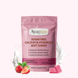 Suplemento Diario OEM de Marca Privada, Refuerzo Inmunológico, Suplemento Dietético para Huesos Fuertes, Venta al por Mayor de Calcium D3 en Tabletas Masticables Blandas - Product Image 6