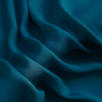 100% soie, 19 mm, couleurs unies, couleur unie, 140 cm de largeur, crêpe de soie lourde, double georgette, tissu épais pour vêtements féminins