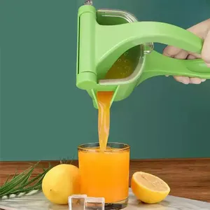 Plastic Manual Fruit Hand Press Citrus Extractor Machine Juicer Lemon Squeezer Household Portable Tool Kitchen Useful Gadgets