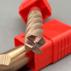 <strong>Tungsten</strong> Carbide 4 Flutes HRC55 Flat <strong>End</strong> <strong>Mill</strong> With Coating HRC55 Carbide Milling Cutter Cnc Milling Cutters - Product Image 1