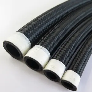 SAE J1532 Externally Braided Cotton An Fuel Hose For Intercooler For Racing And Modified Cars