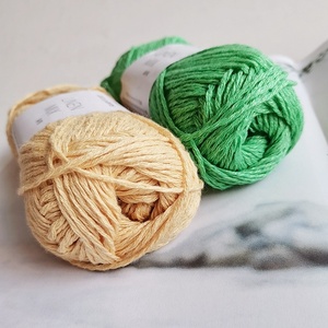 Filato Misto Lino Lotus Yarns all'Ingrosso 120m/50g, Filato per Lavorazione a Maglia a Mano in Fibra Naturale Mista Lino Cotone per Top Estivi - Product Image 4