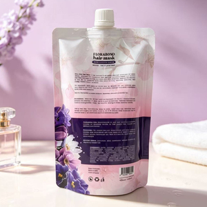 Sachet Doypack Personnalisé en Gros avec Bec Verseur, Pochette Plastique Refermable pour Emballage de Liquides (Lotion Corporelle, Détergent) de 500 ml - Product Image 1