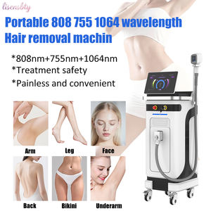 Machine professionnelle à triple longueur d'onde 755+808+1064nm, machine de suppression des poils à diode, certifiée CE MDR - Product Image 1