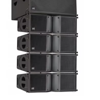 Système de sonorisation professionnel à double ligne de 10'' LA 210 avec crossover interne/extérieur pour les spectacles de grande et moyenne envergure