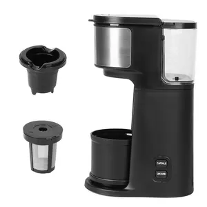 Máy pha cà phê đơn phục vụ cho cốc K và Cà phê xay, phù hợp với cốc du lịch, máy pha cà phê mini một cốc với chức năng tự làm sạch, B