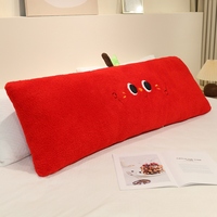 Coussins longs en peluche mignons, ultra doux, housses amovibles, tailles personnalisées, rembourrage en coton PP pour s'emmêler, dormir, soulager le stress (unisexe)