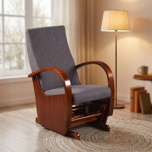 Customized Modern Modular Eco-friendly Kids Glider Ottoman Wood <b>Frame</b> Fabric Upholstery Home Office Living Room Home Furniture - Product Image 1
