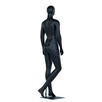Ventana señora mujer negro fibra de vidrio Fitness modelos Pantalla de cuerpo completo mujeres maniquíes Mujer con soporte