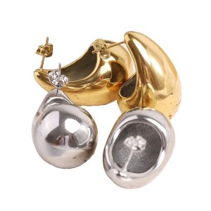 Pendientes de Acero Inoxidable en Forma de Lágrima de 20 mm, Pendientes Largos, Joyería Moderna, Única y Versátil para Mujer - Product Image 5
