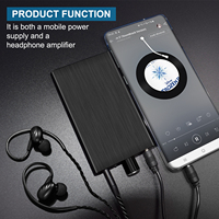 Portable Hi-fi Earphone Headphone Amplifier Buit-in Power Bank untuk iPhone Android