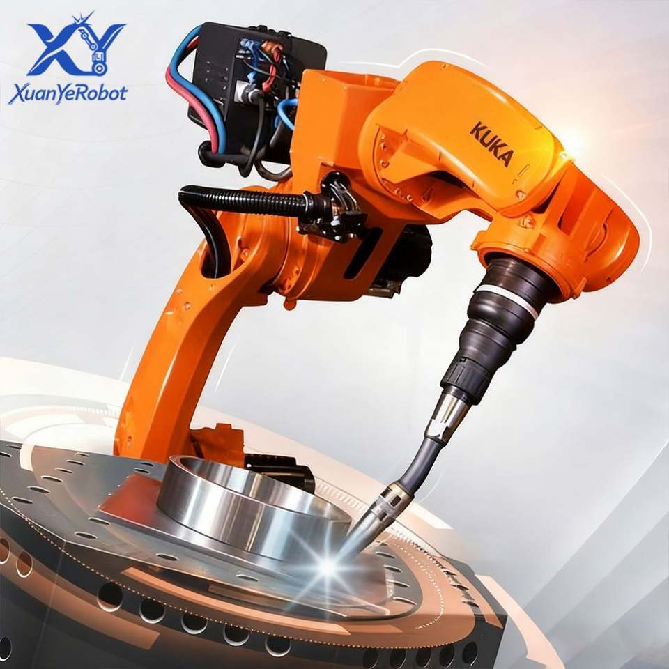 KUKA 6-Axis Articulated Welding Robot PLC Motor Servo-Electric 380V ...