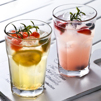 Vente en gros de verres à vin octogonaux miniatures, épais, réutilisables, sans plomb, écologiques, pour la sublimation, pour bars, KTV et restaurants