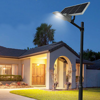 Boîtier de lampe Panneau intégré Ip65 30w 60w 90w Led avec télécommande Réverbère solaire split étanche à énergie solaire