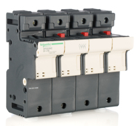 Fuse Base, 125A, 690V AC, 3 Pole, DIN 35 Mm Rail DF Series