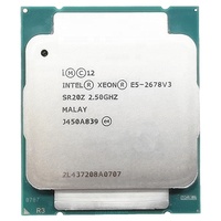 Prosesor CPU Intel XEON, Versi E5-2678V3, CPU 2.50GHz 12-Core 30MB E5-2678 V3 FCLGA2011-3 E5 2678V3
