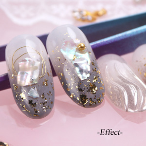 Décorations d'ongles 3D irrégulières en paillettes holographiques en forme <span class=keywords><strong>de</strong></span> flocons <span class=keywords><strong>de</strong></span> sirène, tranches <span class=keywords><strong>de</strong></span> coquillages d'ormeau, sequins pour manucure en plastique - Product Image 4