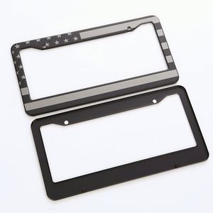 Venta Directa de Fábrica, Marco de Matrícula de Acero Inoxidable, Diseño Personalizado, Soporte para Placas de Automóviles Estadounidenses, Decoración - Product Image 1