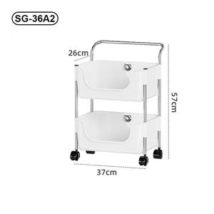 Đa chức năng PP nhựa tiện ích giỏ hàng Xe đẩy năm lớp bánh xe đứng di chuyển hiện đại 6-10l Công suất phòng ngủ hộ gia đình - Product Image 3