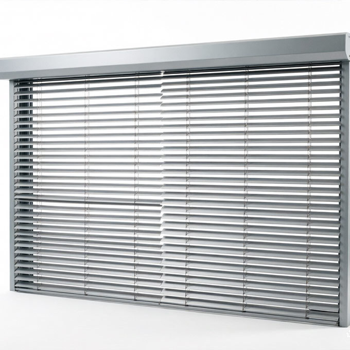 6063-T5 Aluminum Outdoor Blinds, Electric All Weather Anti-Corrosion Energy Efficient Shades Wholesale