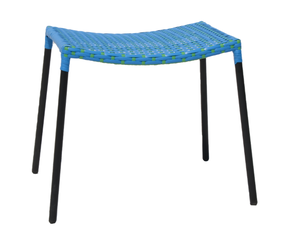 Ensemble de meubles de patio d'extérieur <span class=keywords><strong>bleu</strong></span> rouge vert orange noir blanc <span class=keywords><strong>Acapulco</strong></span> Chair avec corde en plastique <span class=keywords><strong>Chaise</strong></span> bistro pour patio tout temps - Product Image 5