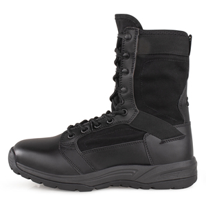 IDS831 stivali tattici Casual di alta qualità in pelle nera impermeabili <span class=keywords><strong>da</strong></span> caccia <span class=keywords><strong>scarpe</strong></span> <span class=keywords><strong>da</strong></span> <span class=keywords><strong>Trekking</strong></span> leggere per il tempo libero all'aperto stivali - Product Image 5