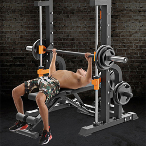 Estación de Entrenamiento de Gimnasio Económica para Levantamiento de Pesas, Soporte Ajustable de Acero Inoxidable para Sentadillas, Rack de Potencia Multifuncional para Fitness - Product Image 2