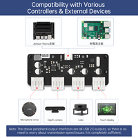 Hub USB ROS para Auto, Placa de Expansión de 1 a 4 Puertos, Base de Expansión HUB, Módulo para JETSON NANO y Raspberry Pi