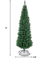 Sapin de Noël artificiel en pin de 150cm, Arbol De Navidad, fabricant d'arbre de Noël artificiel en pin d'extérieur moderne