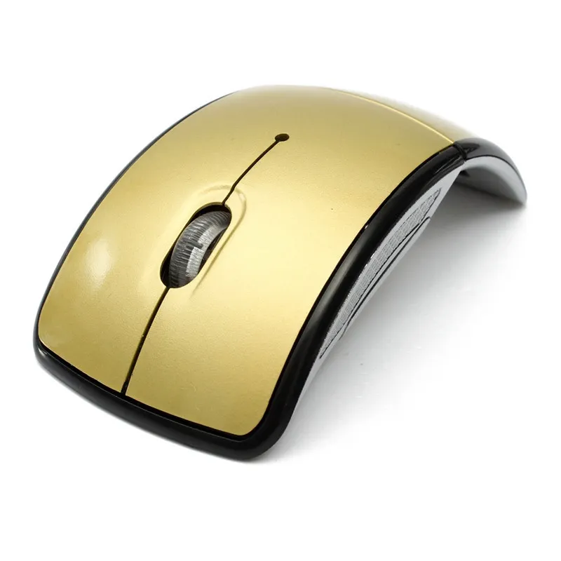 2.4G Mouse con Mouse pieghevole ottico con Logo ottico USB senza fili senza fili per PC/Tablet/telefono cellulare