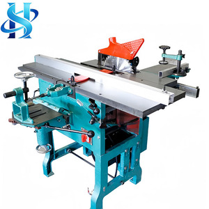 Machine à <span class=keywords><strong>bois</strong></span> multifonctionnelle combinée : dégauchisseuse, scie, perceuse, mortaiseuse pour atelier de menuiserie - Product Image 1