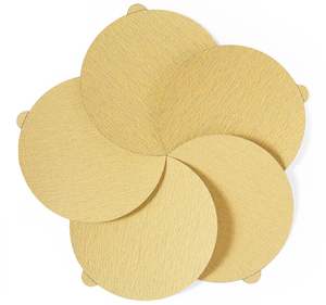 Rouleau de disque de ponçage or grain 80 <span class=keywords><strong>6</strong></span> pouces disque de ponçage PSA auto-adhésif rouleau de papier de verre à dos <span class=keywords><strong>collant</strong></span> pour peinture - Product Image 4