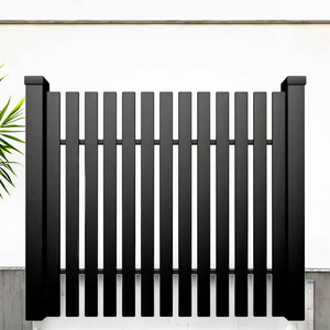 Clôture automatique rétractable en alliage d'aluminium, étanche, design moderne 3D, petite cour, villa, garde-corps, mur de cour, extérieur - Product Image 3