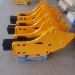 Brise-roche hydraulique silencieux latéral HWX SB40 pour pelle rétrocaveuse de 4 à 7 tonnes, compatible avec les modèles 3CX, 3DX, Case 580, avec burin de 68 mm - Product Image 1