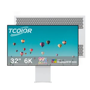アルミ合金モニター32インチ6k液晶画面Retinaディスプレイ16:9ワイドスクリーンLEDモニターボーダレスゲーミングモニターホーム用 - Product Image 1