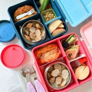 Custom Bento <b>Lunch</b> <b>Box</b> <b>with</b> Leak Proof Thermo Food Jar for Girl Kids Teens School Travel Picnic - Product Image 6