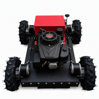 Tondeuse robotisée à chenilles YR-550S-Z 9HP Loncin à essence, largeur de coupe 550 mm, pour l'entretien de la végétation en pente