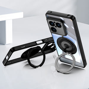 Funda Trasera con Carga Inalámbrica TPU+PC para Sony Xperia 10 VIII/1VIII con Soporte Giratorio, Funda Magnética para <span class=keywords><strong>iPhone</strong></span> 16/17 Pro - Product Image 6