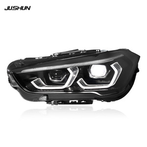Conjunto de faros Jushun F49 para BMW X1 2016-2019 con luces LED DRL y señal de giro mejoradas - Product Image 2