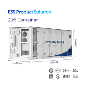 Système de stockage d'énergie en conteneur 10ft 20ft 2MWh 5MWh, puissance de sortie 500kW, batterie lithium-ion, refroidissement BESS - Product Image 3
