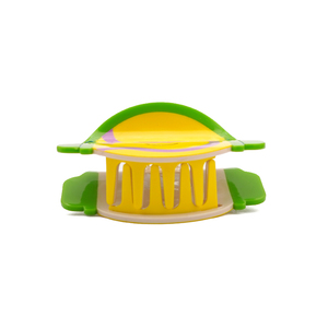 USA Glow & Brooks INC Design créatif Pinces à cheveux en acétate à motif de dessin animé jaune de 8 cm Pinces à cheveux mignonnes en forme d'animal Vente en gros personnalisée - Product Image 3